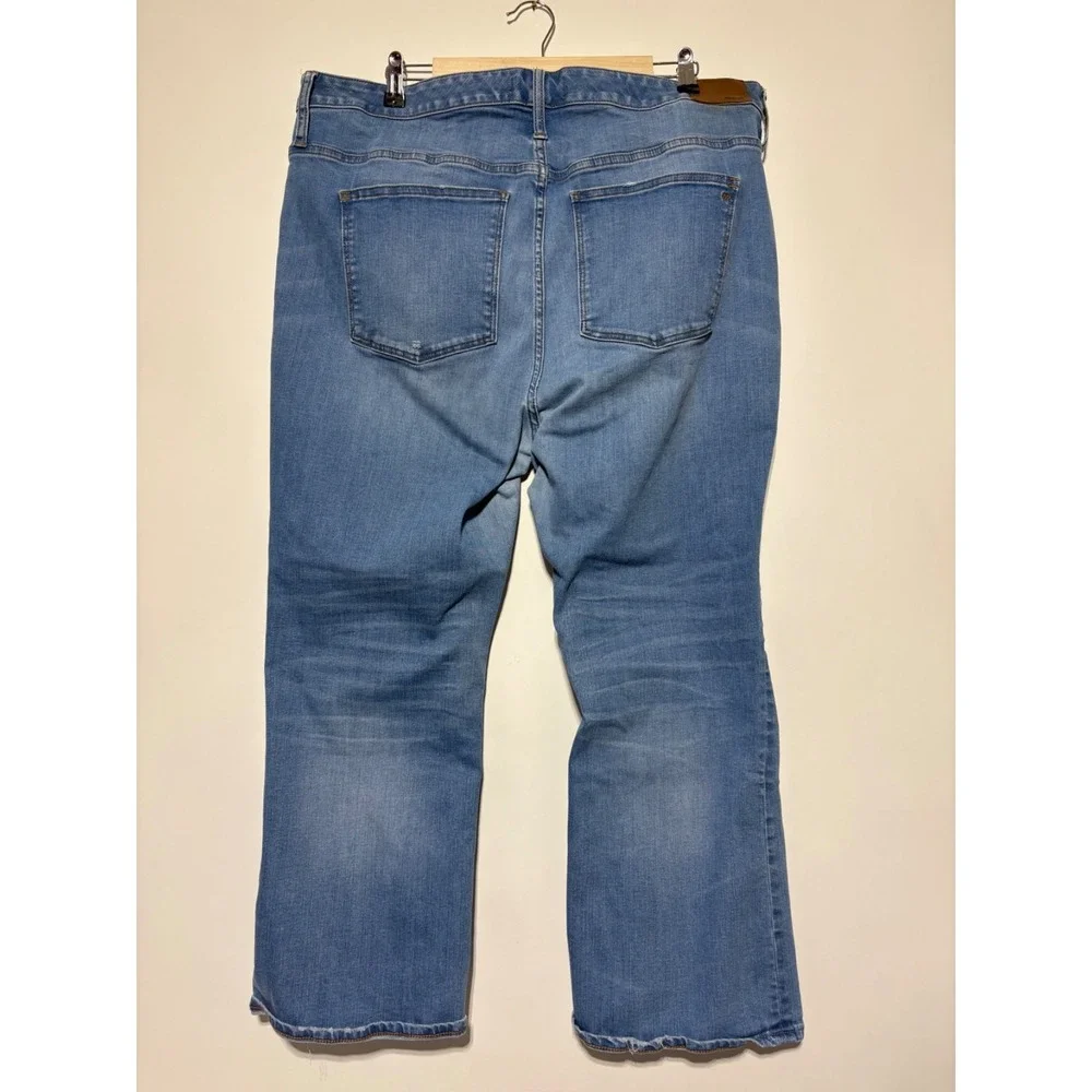 Madewell Women Size 35 Blue Cali Demi-Boot Jeans - Picture 2 of 14
